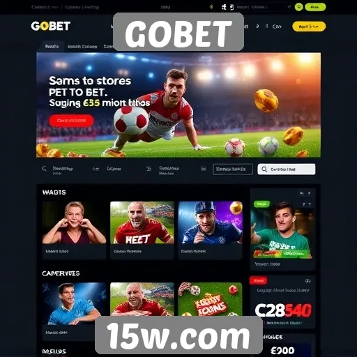 Acessibilidade e design do site GOBET